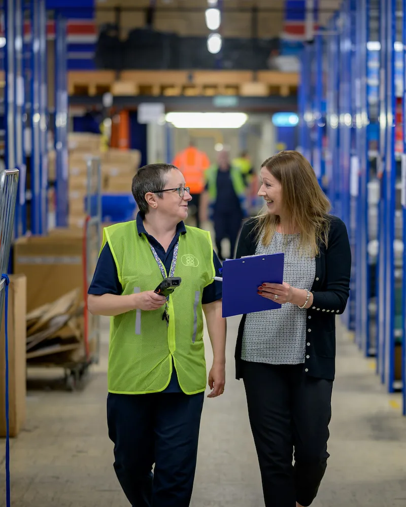 Tejon Commerce Warehouse Workers Smiling
