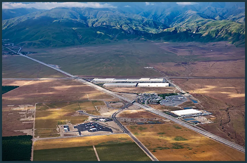 Tejon Ranch Commerce Properties High Altitude Shot
