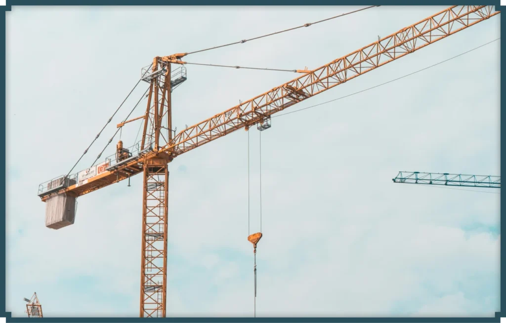 Tejon Ranch Industrial Real Estate Construction Crane