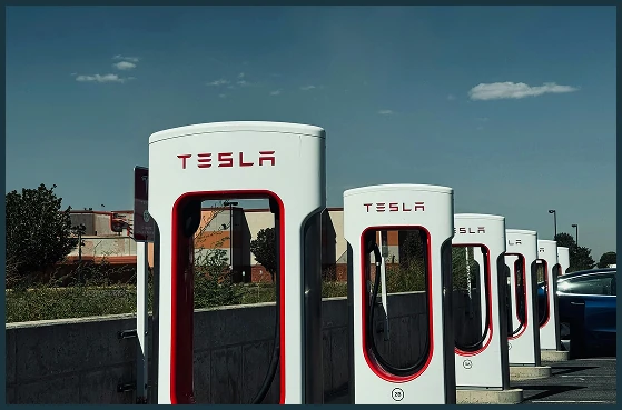 Tejon Ranch Outlet Tesla EV Chargers