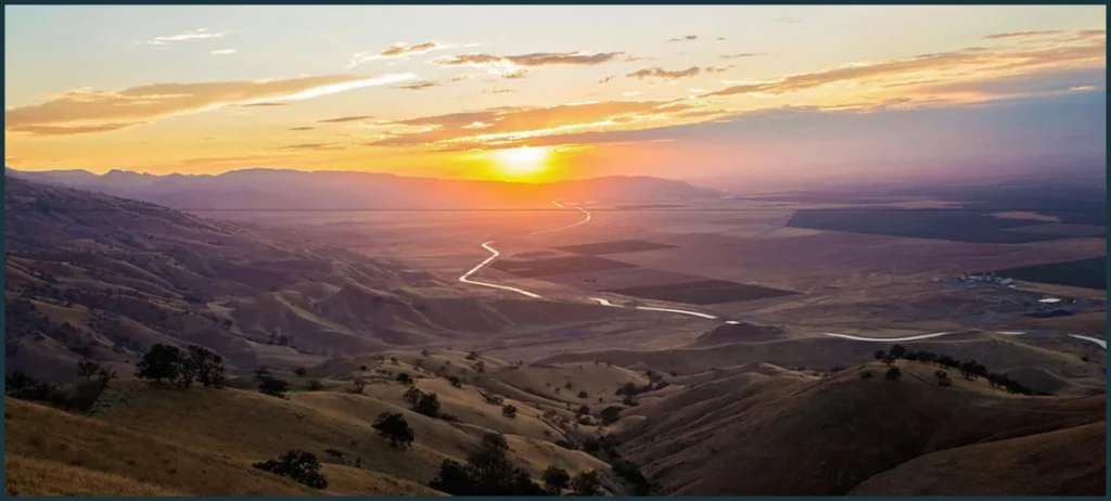 tejon-ranch-valley-sunset Beautiful Sunset in Tejon Ranch Valley